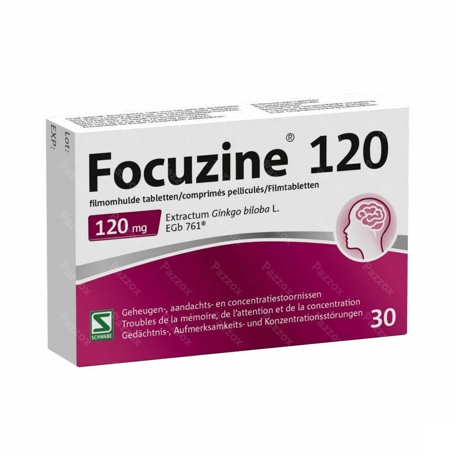 FOCUZINE® 120 MG 30 comprimés