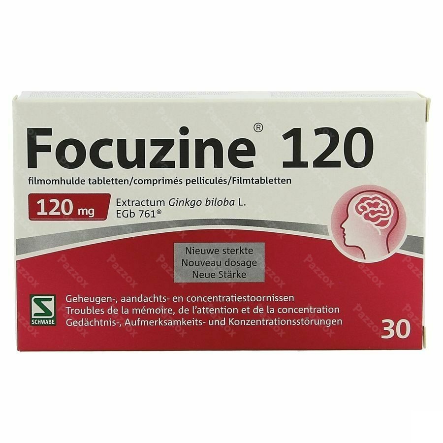 FOCUZINE® 120 MG 30 comprimés