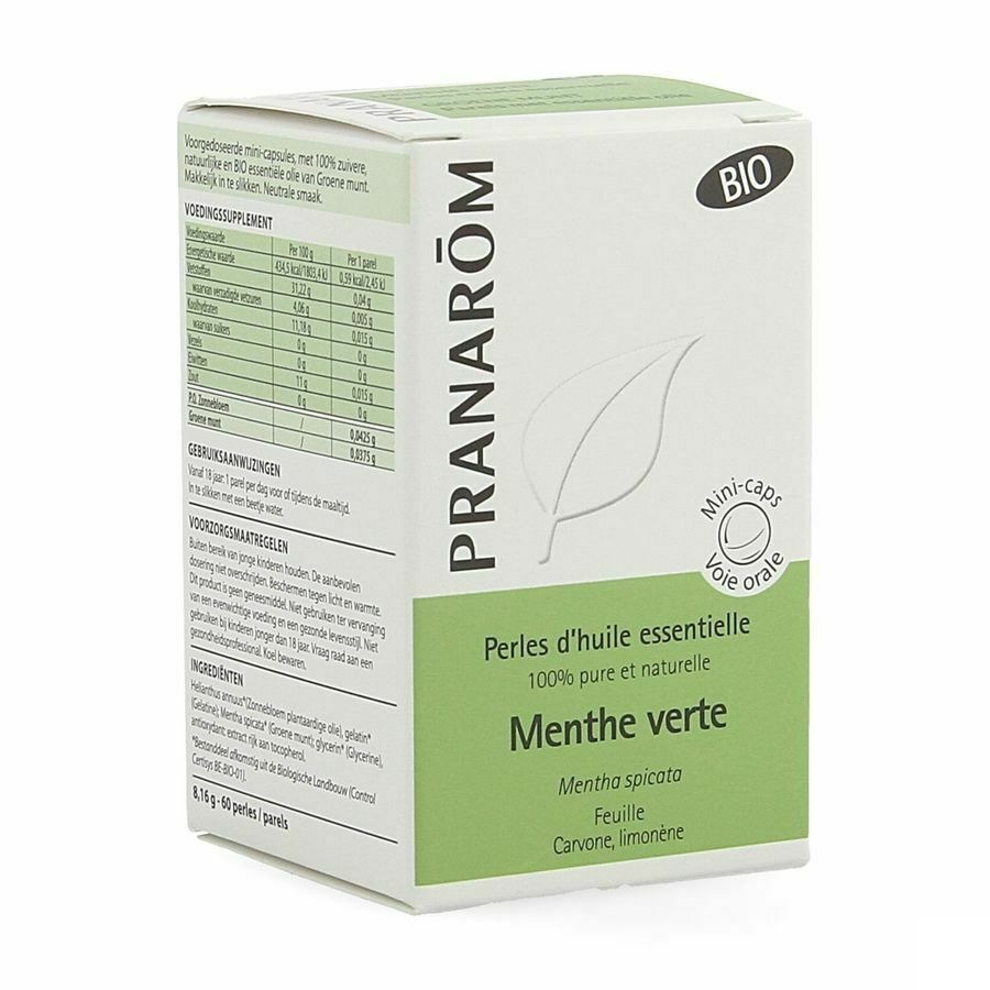 Perles Bio Menthe Verte Hle Ess 60