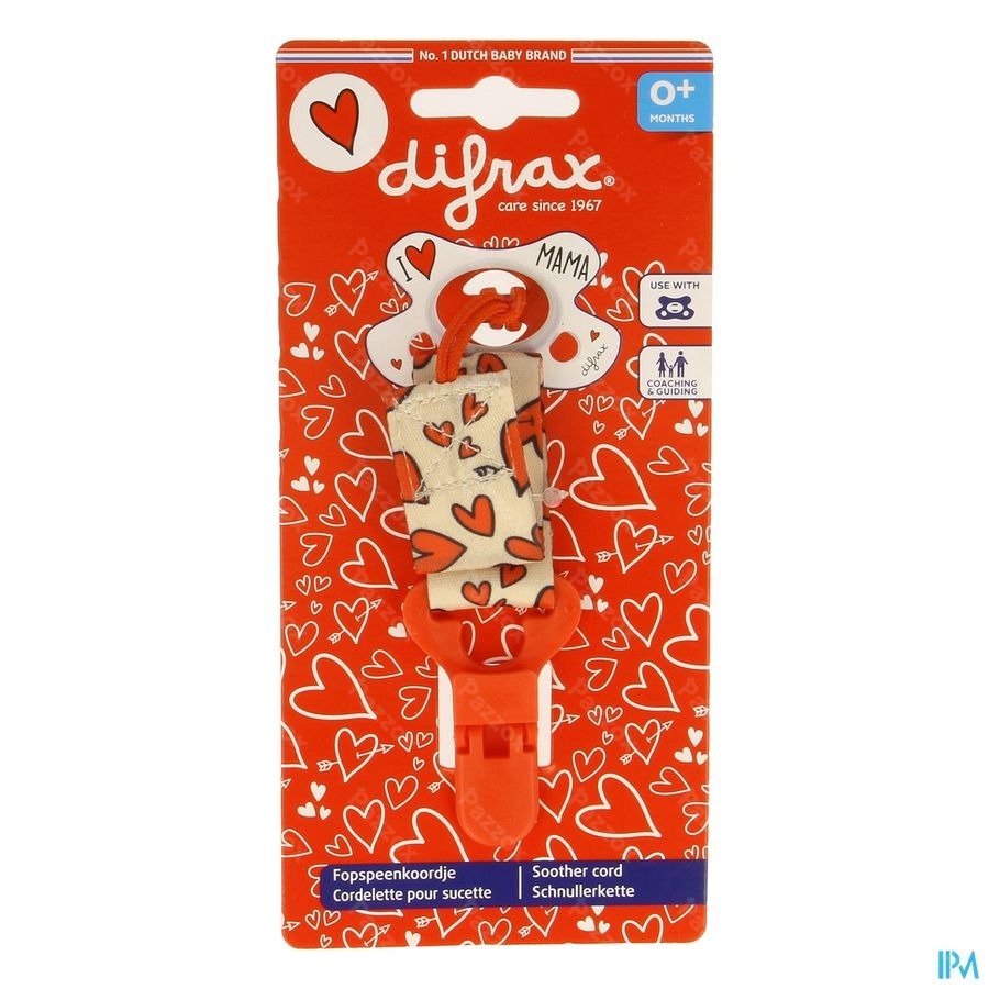 Difrax Attache Sucette I Love