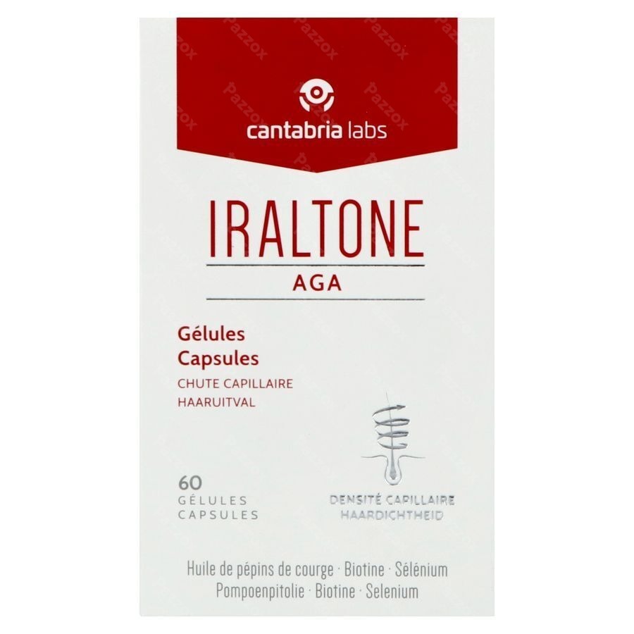Iraltone Aga Chute Capillaire 60 Gélules