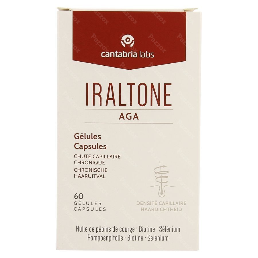 Iraltone Aga Chute Capillaire 60 Gélules