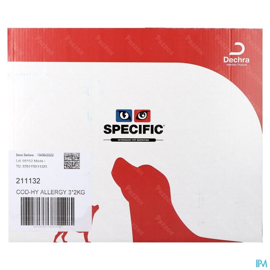 Specific Cod-hy Allergy Management Plus 3 X 2kg