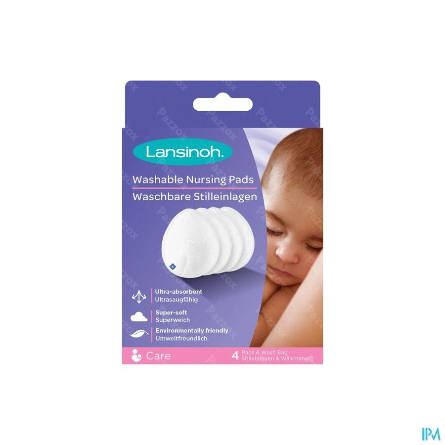 Lansinoh Coussinets Allaitement Lavables 4
