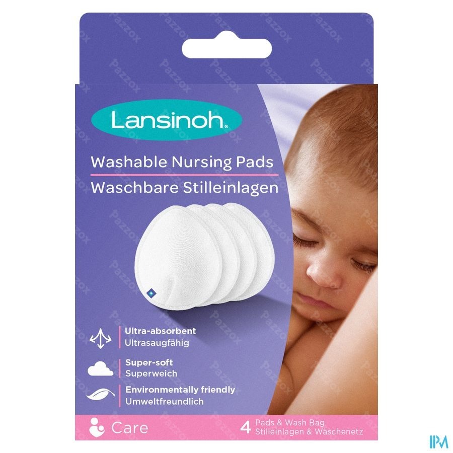 Lansinoh Coussinets Allaitement Lavables 4