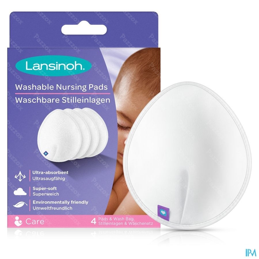 Lansinoh Coussinets Allaitement Lavables 4