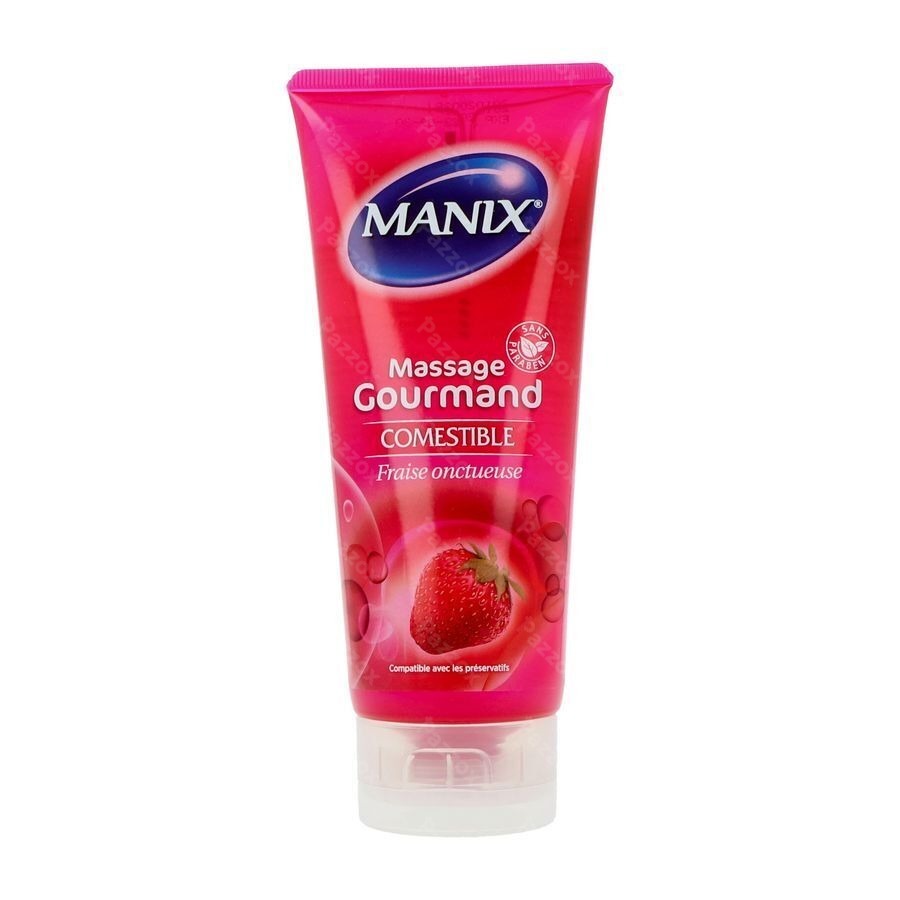 Manix Gel Lubrifiant Fraise 80ml