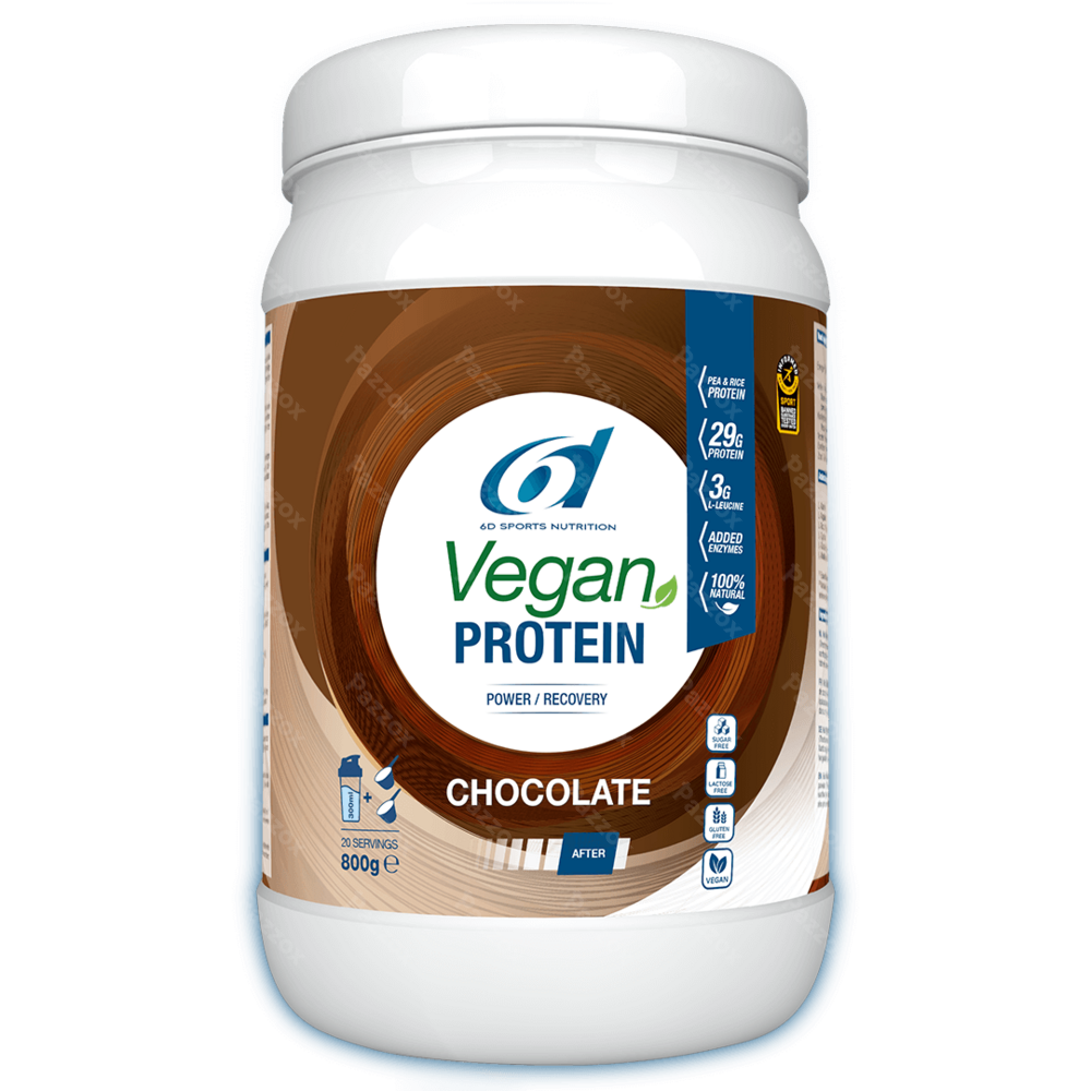 6d Sports Nutrition Vegan Protein Chocolat 800g