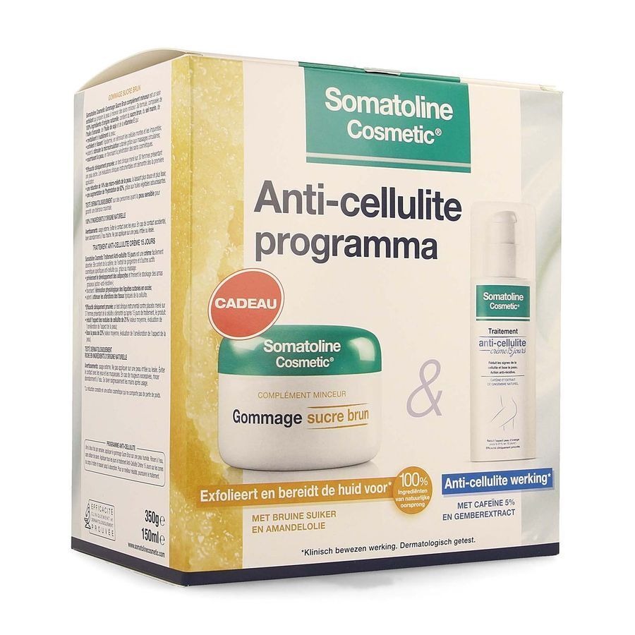 Somatoline Cosm.duopack A/cellulit 15j 150ml+gomm.