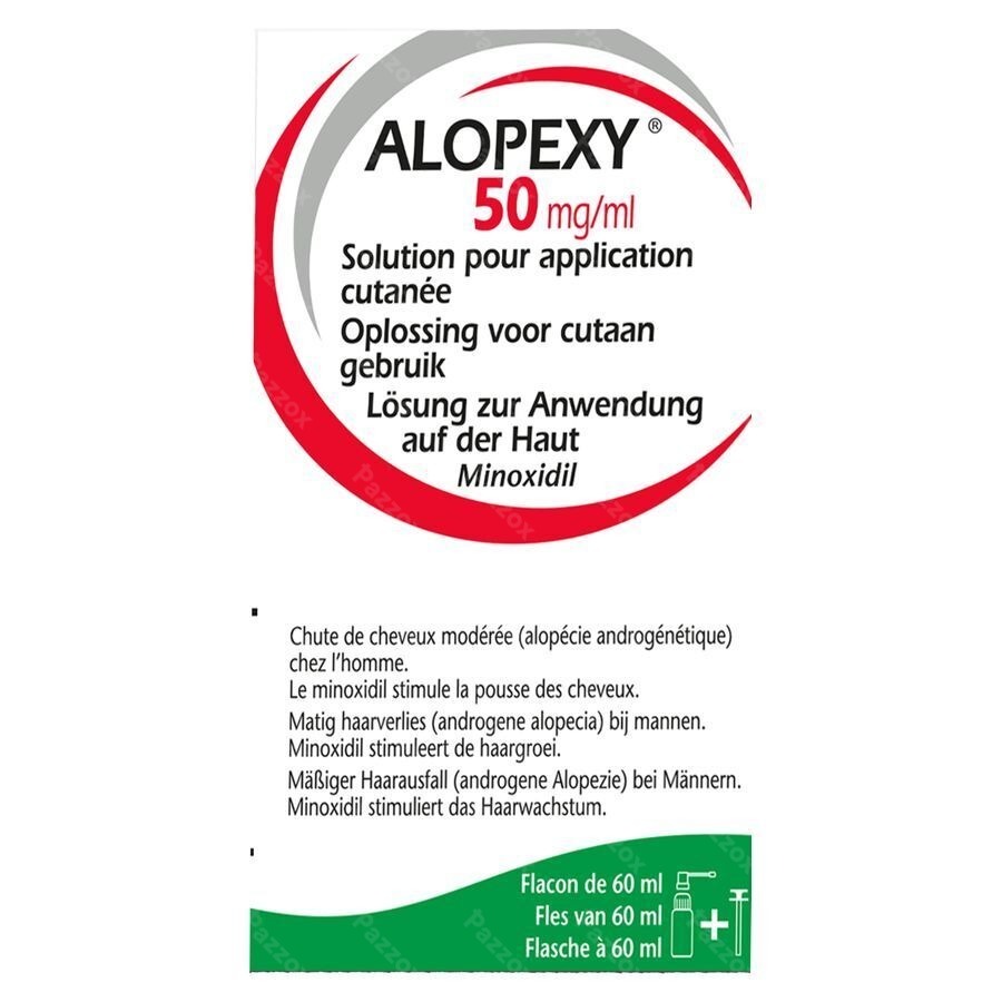 Alopexy 50mg/ml Sol Appl Cut.fl Pipette/spray 60ml