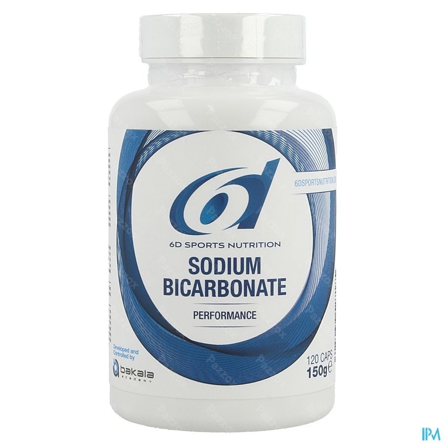6d Sports Nutrition Sodium Bicarbonaat 120 Gelulen
