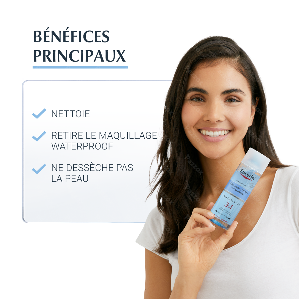 Eucerin Dermatoclean Hyaluron Eau Micellaire 3 en 1 400ml
