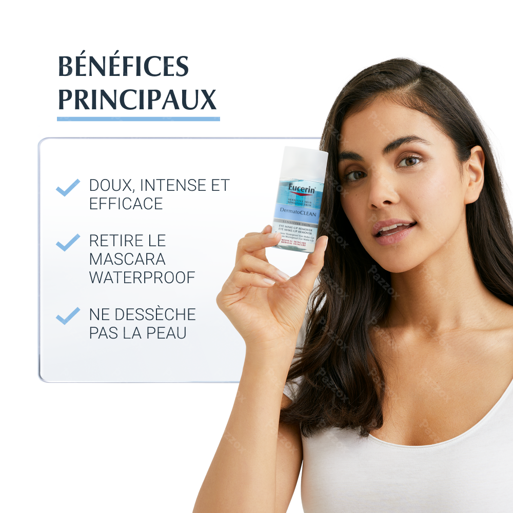 Eucerin DermatoClean Hyaluron Démaquillant Yeux 125ml