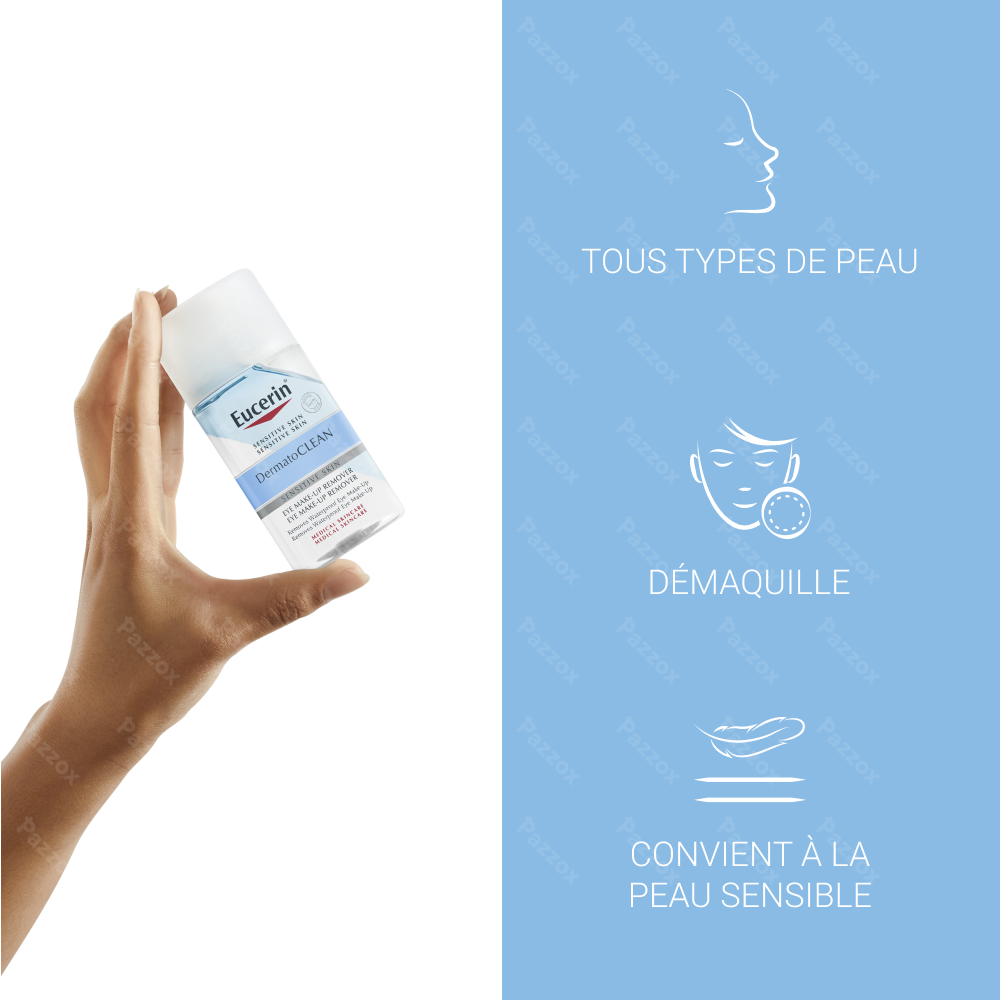 Eucerin DermatoClean Hyaluron Démaquillant Yeux 125ml
