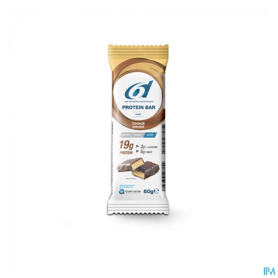 6d Sixd Protein Bar Cookie Dough 60g