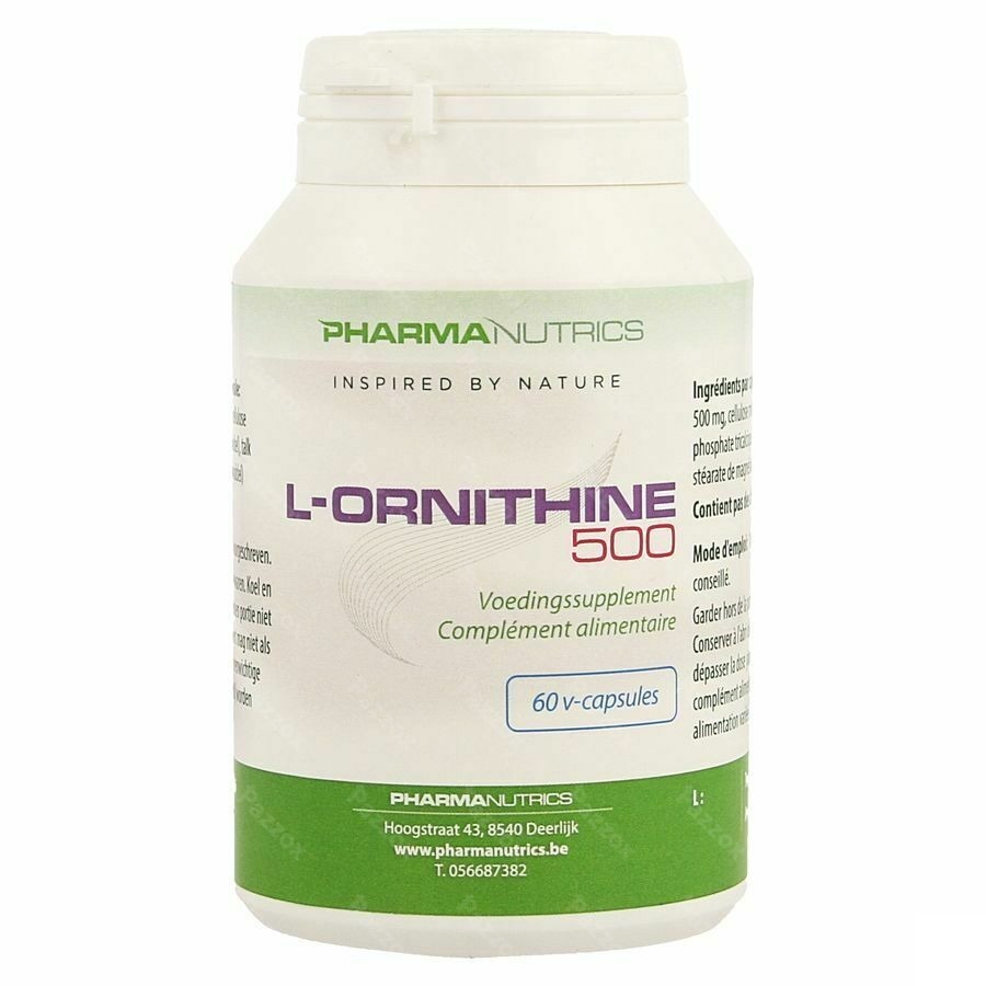 l-ornithine 500 V-caps 60 Pharmanutrics