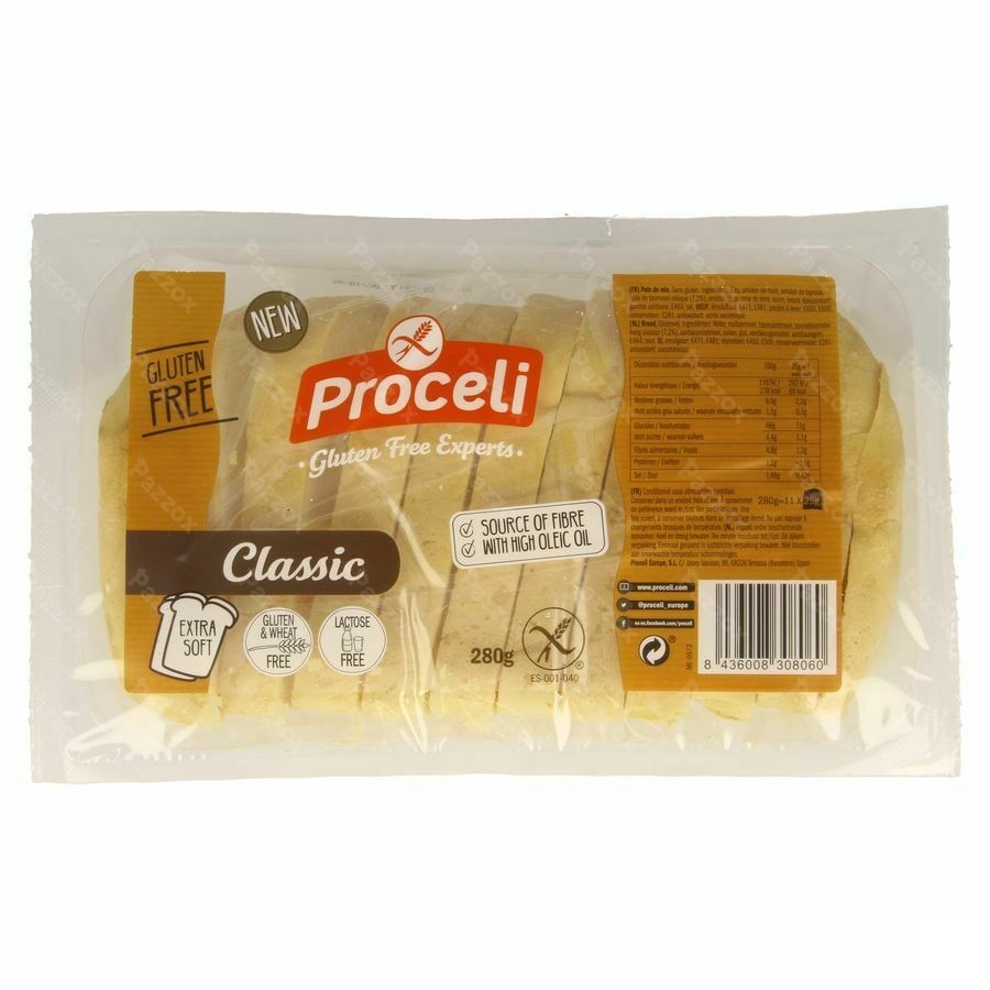 Proceli Classic Pain Mie Sandwich 280g Rte Revogan