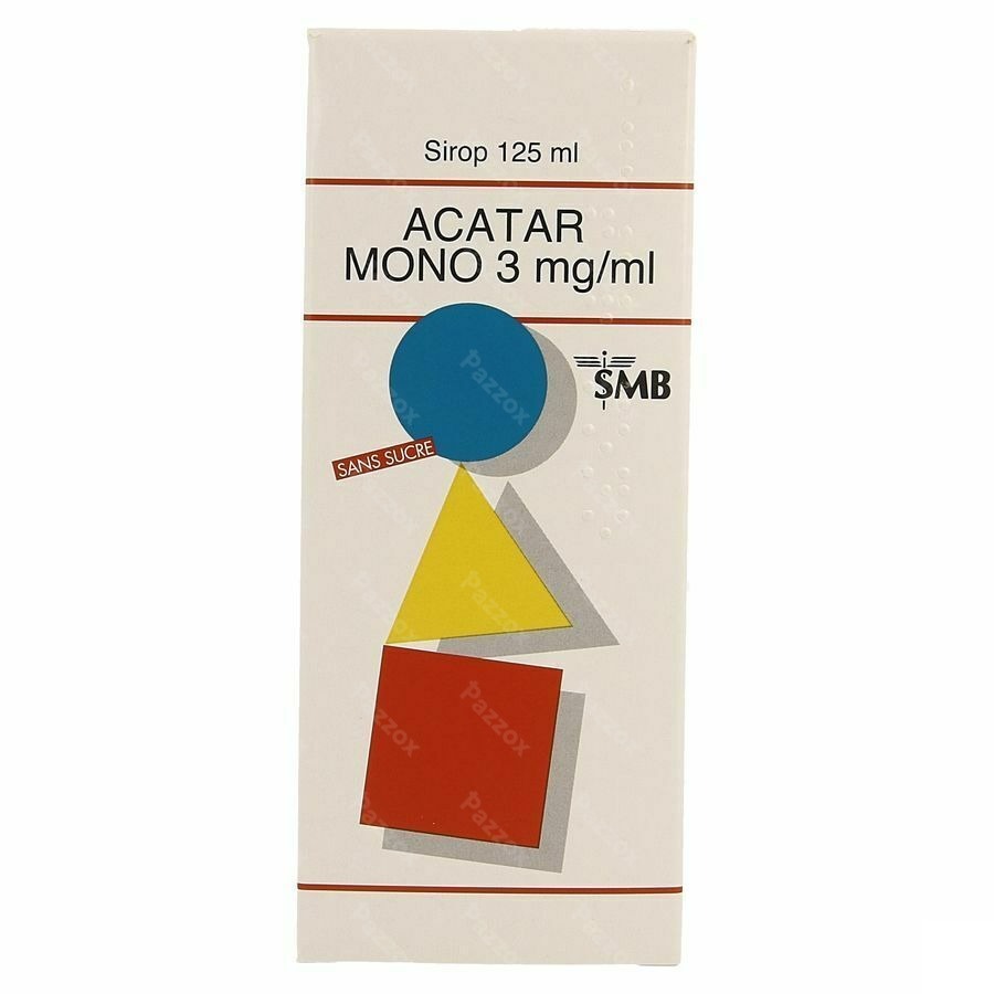 Acatar Mono 3mg/ml Sirop 125ml