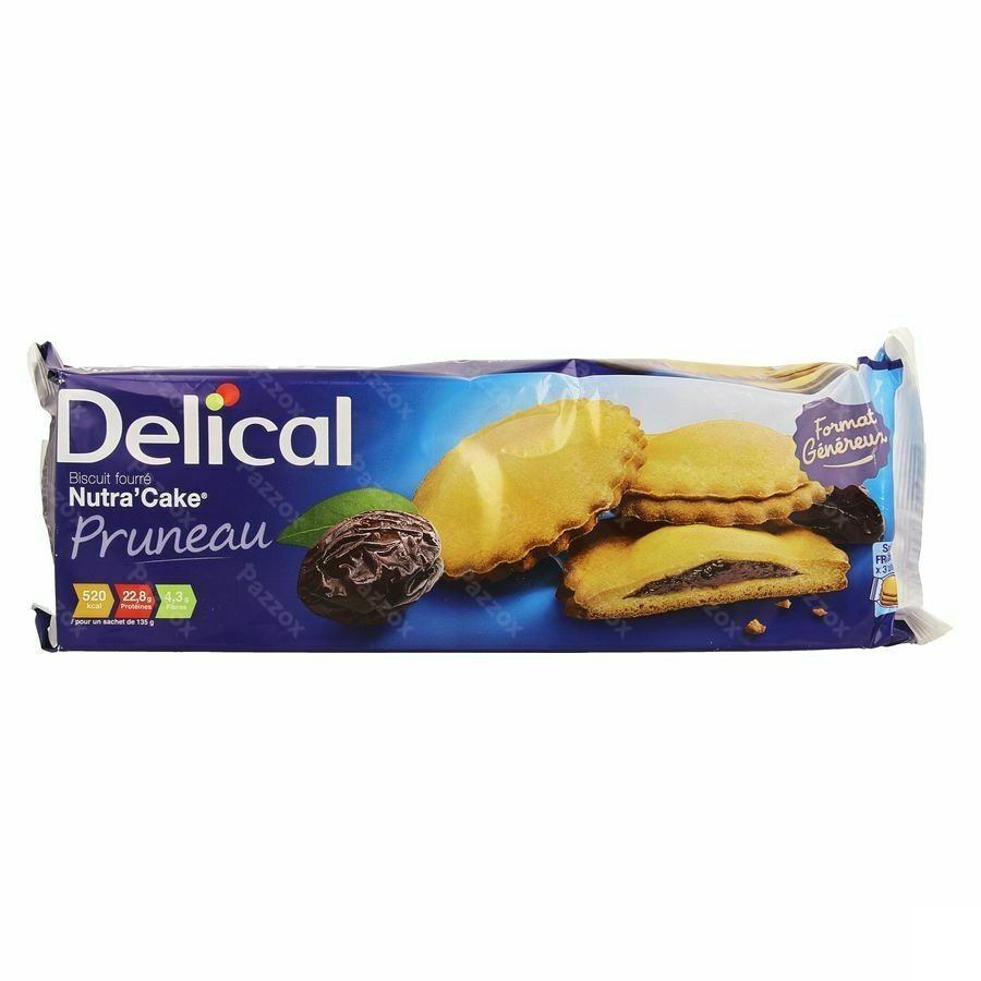 Delical Nutra Cake Pruneau 3x3