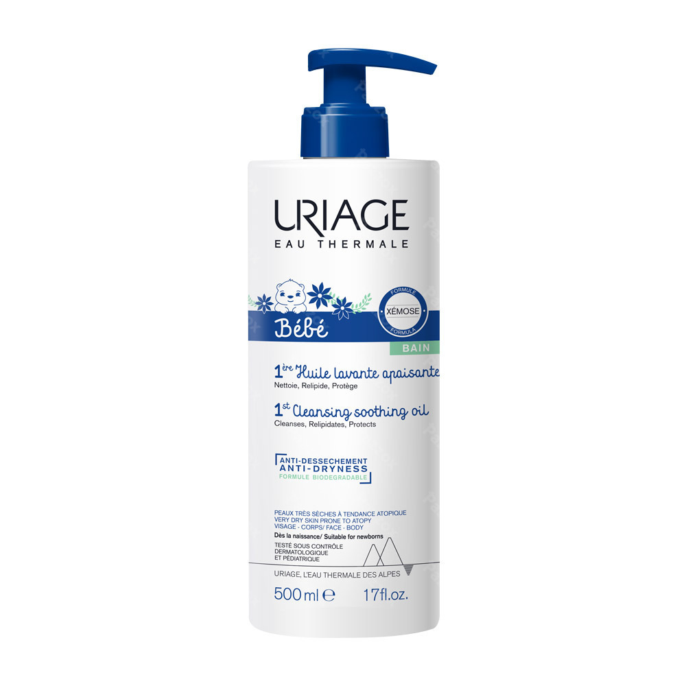 Uriage Bébé Huile Lavante Apaisante 500ml