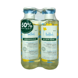Klorane Gel Lavant Doux Promo 2x500ml