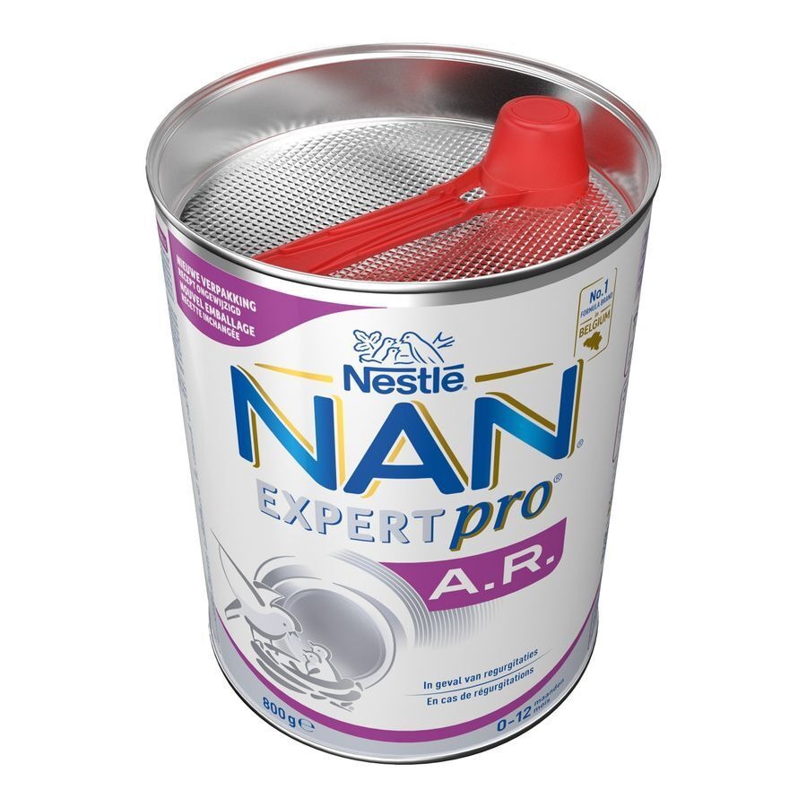 Nestlé Nan ExpertPro A.R. Lait Anti Régurgitations pour Nourrissons Bébé 0-12 Mois 800g