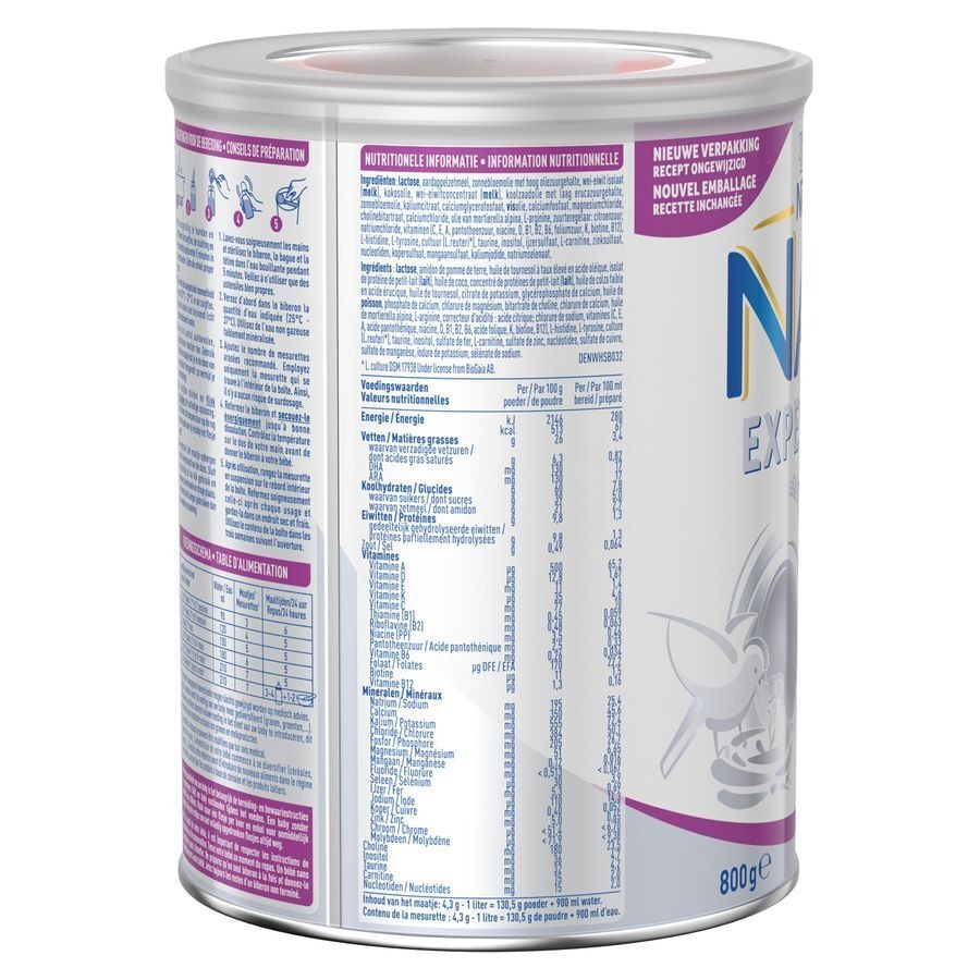 Nestlé Nan ExpertPro A.R. Lait Anti Régurgitations pour Nourrissons Bébé 0-12 Mois 800g