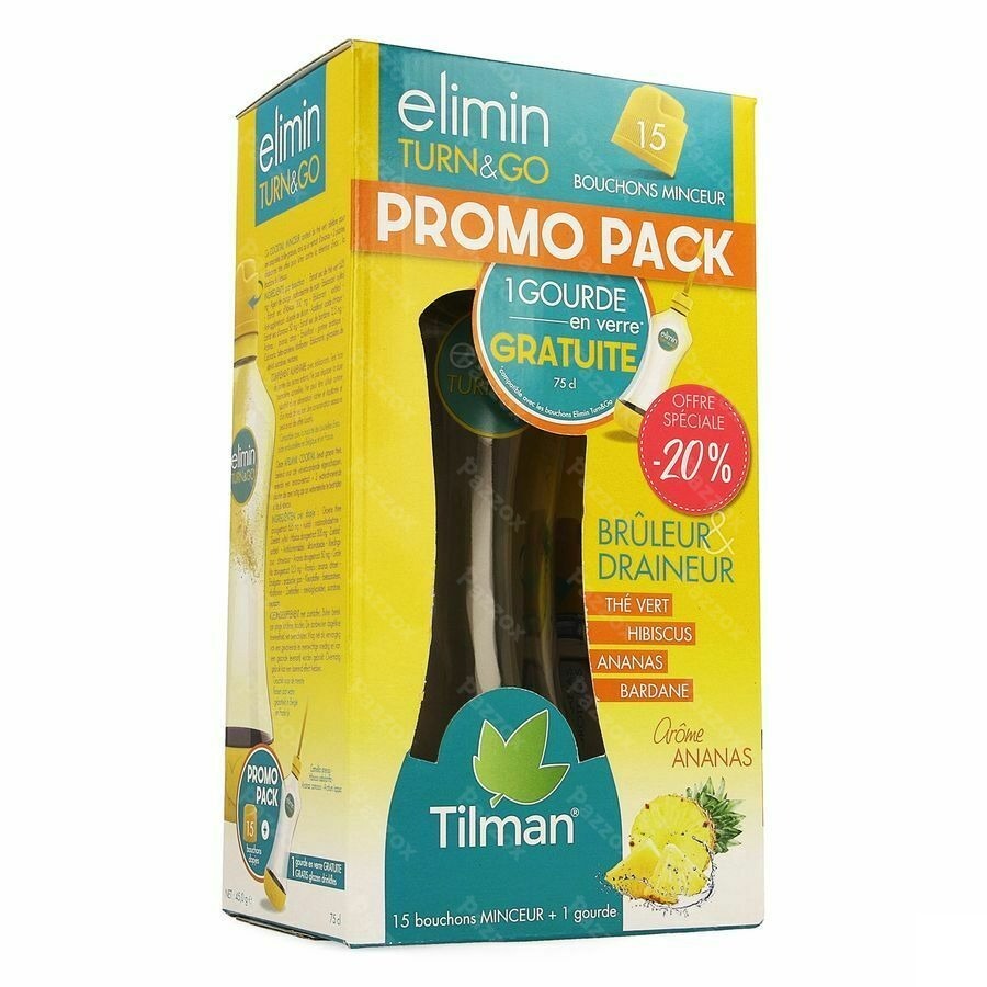 Elimin Turn&go Ananas 15 Bouchons -20%