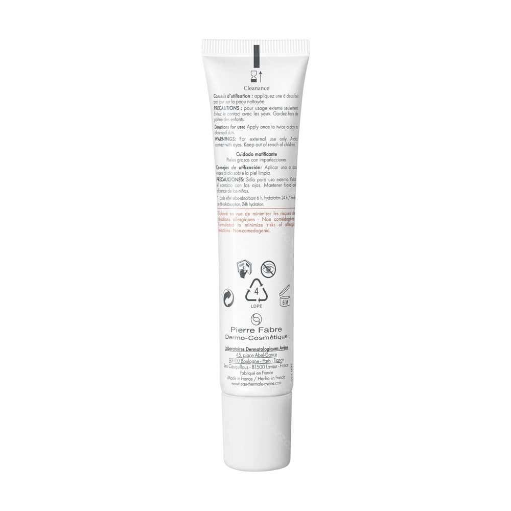 Avene Cleanance Soin Matifiant 40ml