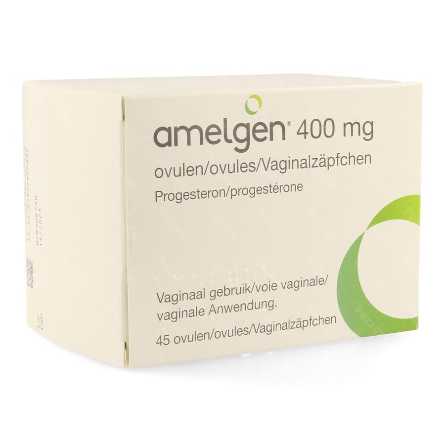 Amelgen 400mg Ovules Vaginale 45