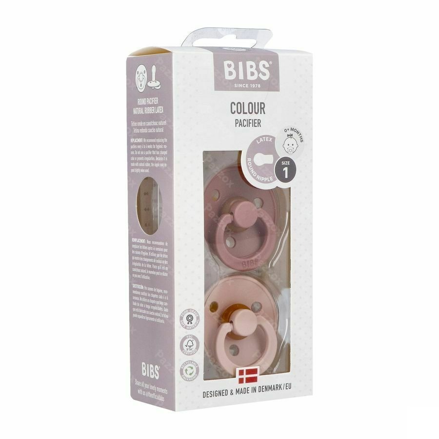 Bibs 1 Tetine Duo Woodchuck Blush