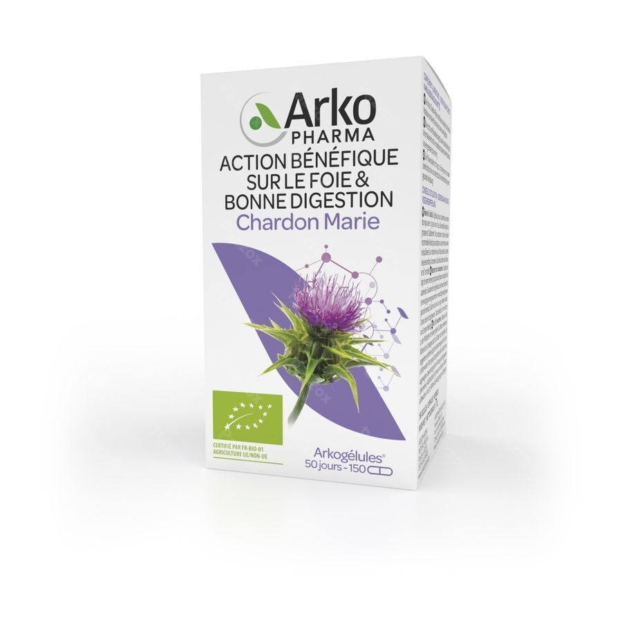 Arkogelules Chardon Marie Bio Caps 150 Nf
