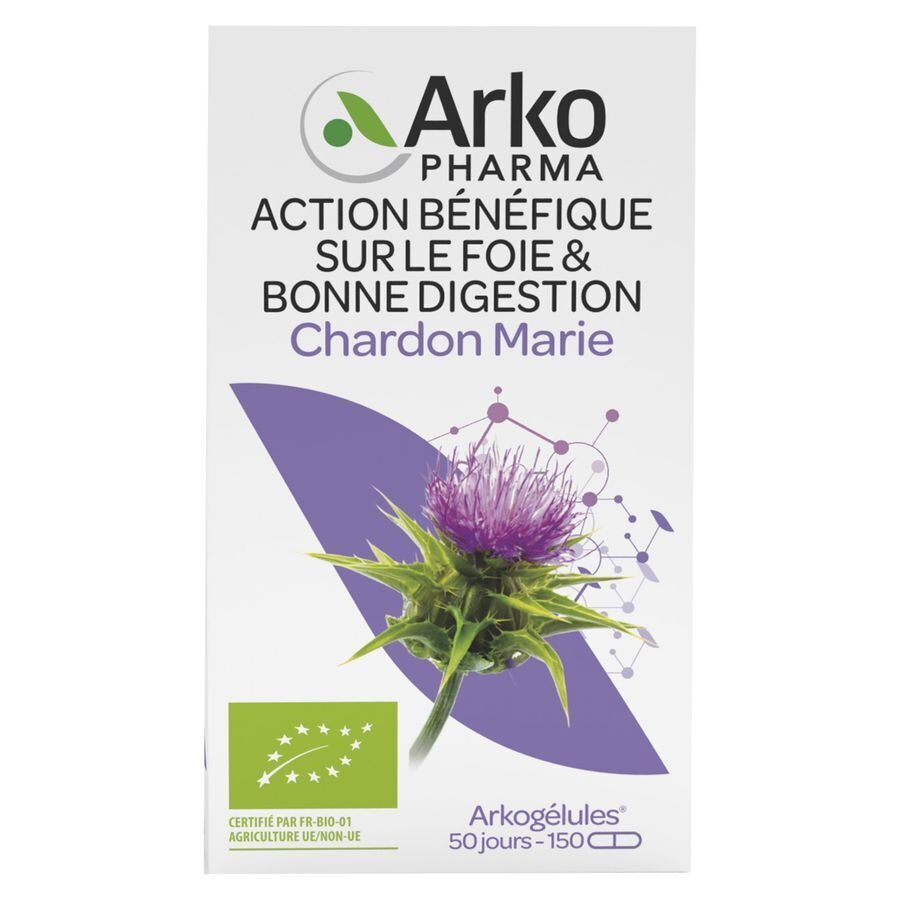 Arkogelules Chardon Marie Bio Caps 150 Nf