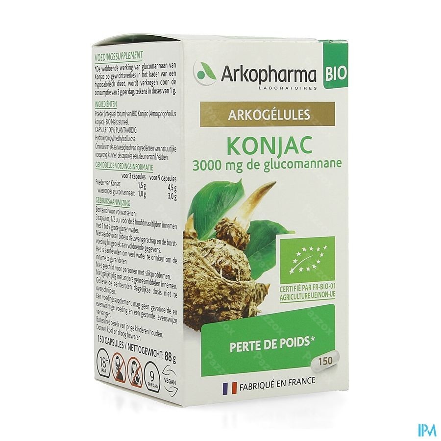 Arkogelules Konjac Bio 45 Gélules