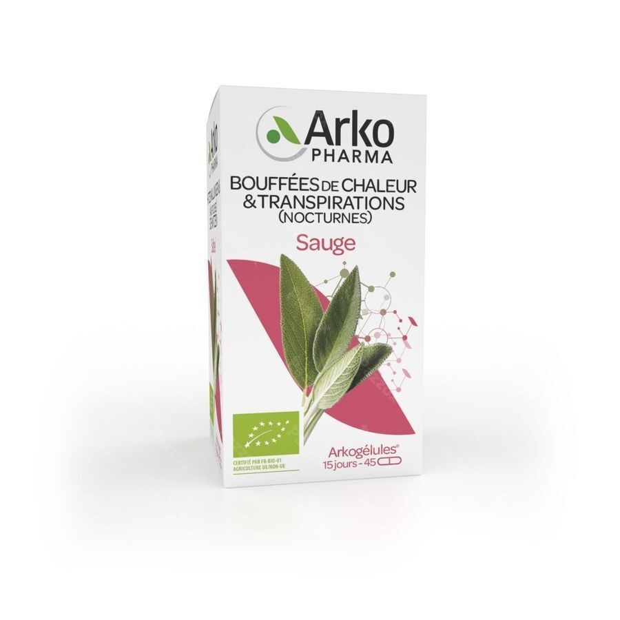 Arkogelules Sauge Bio Caps 45 Nf