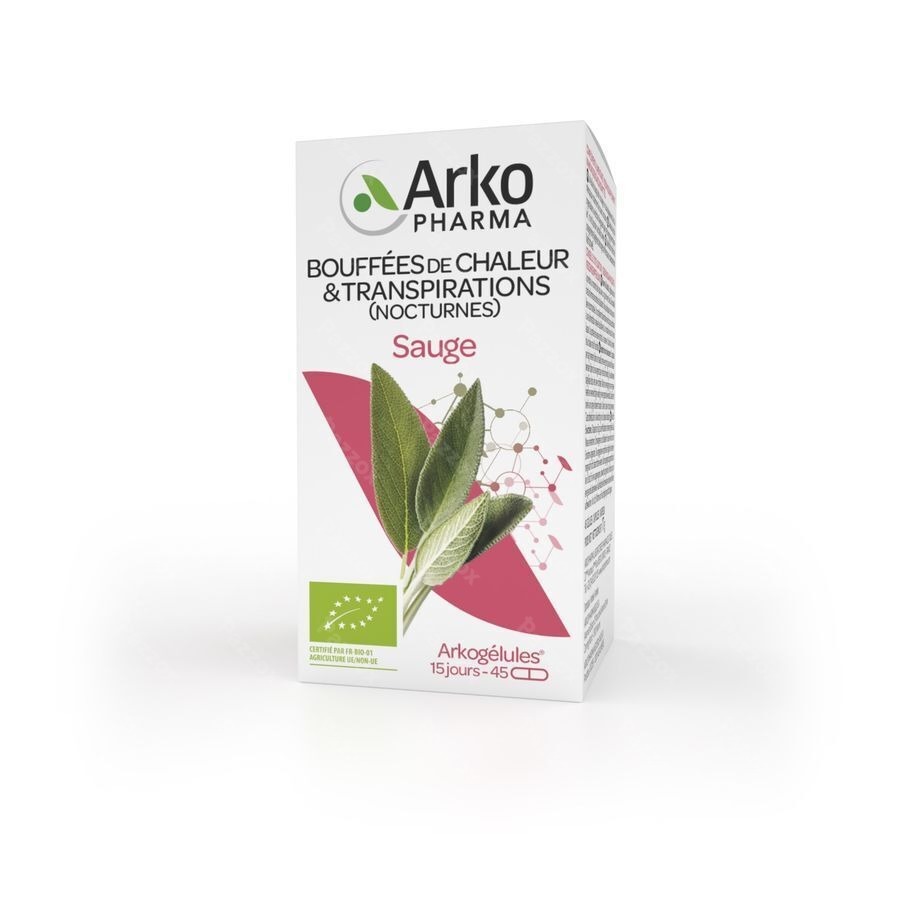 Arkogelules Sauge Bio Caps 45 Nf