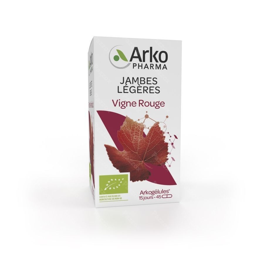 Arkogelules Vigne Rouge Bio Caps 45 Nf