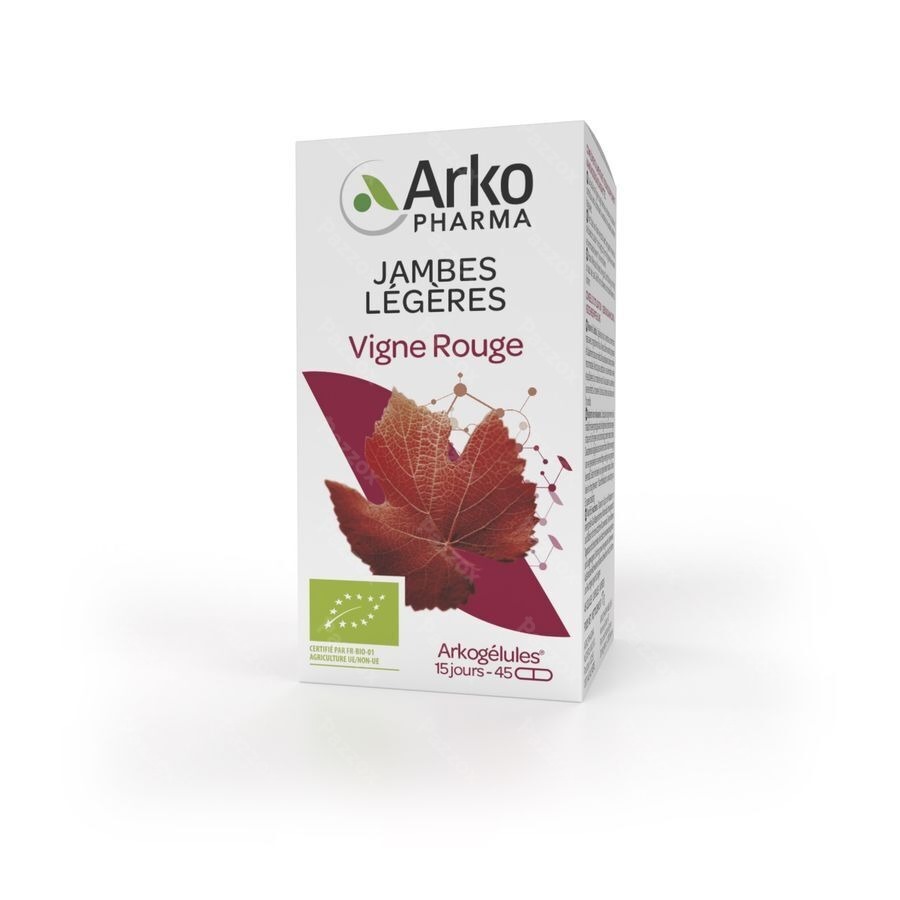 Arkogelules Vigne Rouge Bio Caps 45 Nf