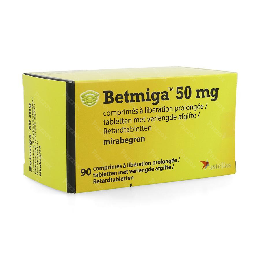 Betmiga 50mg Pi Pharma Lib Prol. Comp 90x50mg Pip