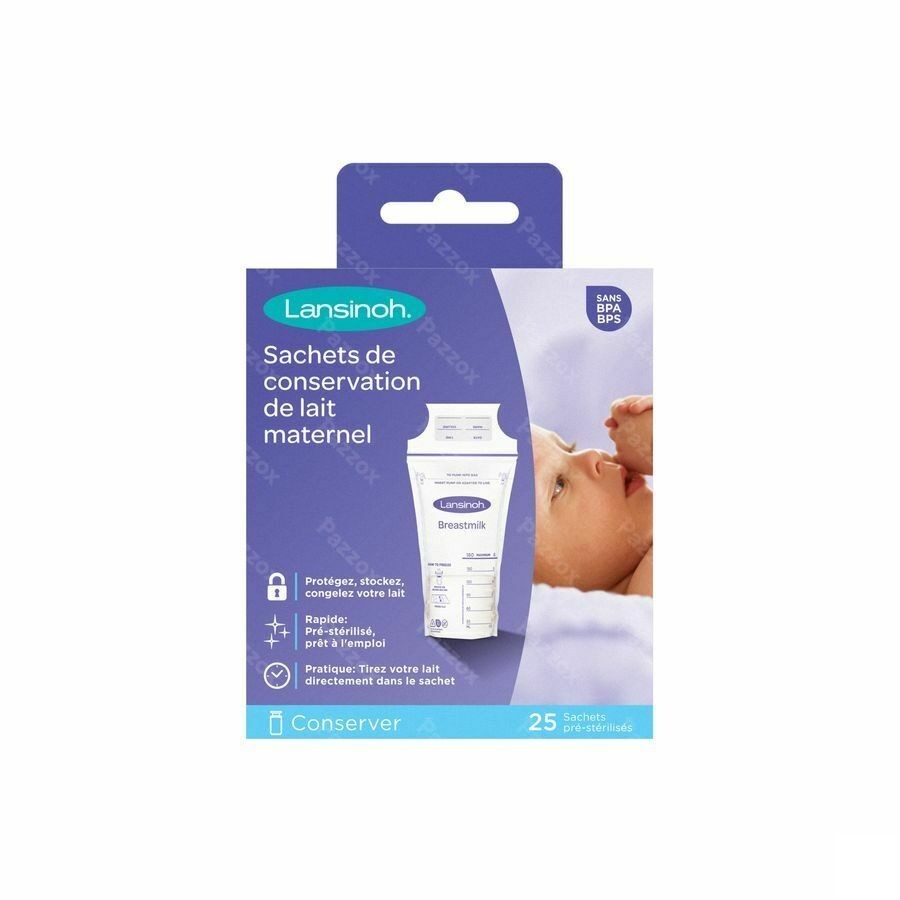 Lansinoh Sachet Conservation Lait Maternel25 99205
