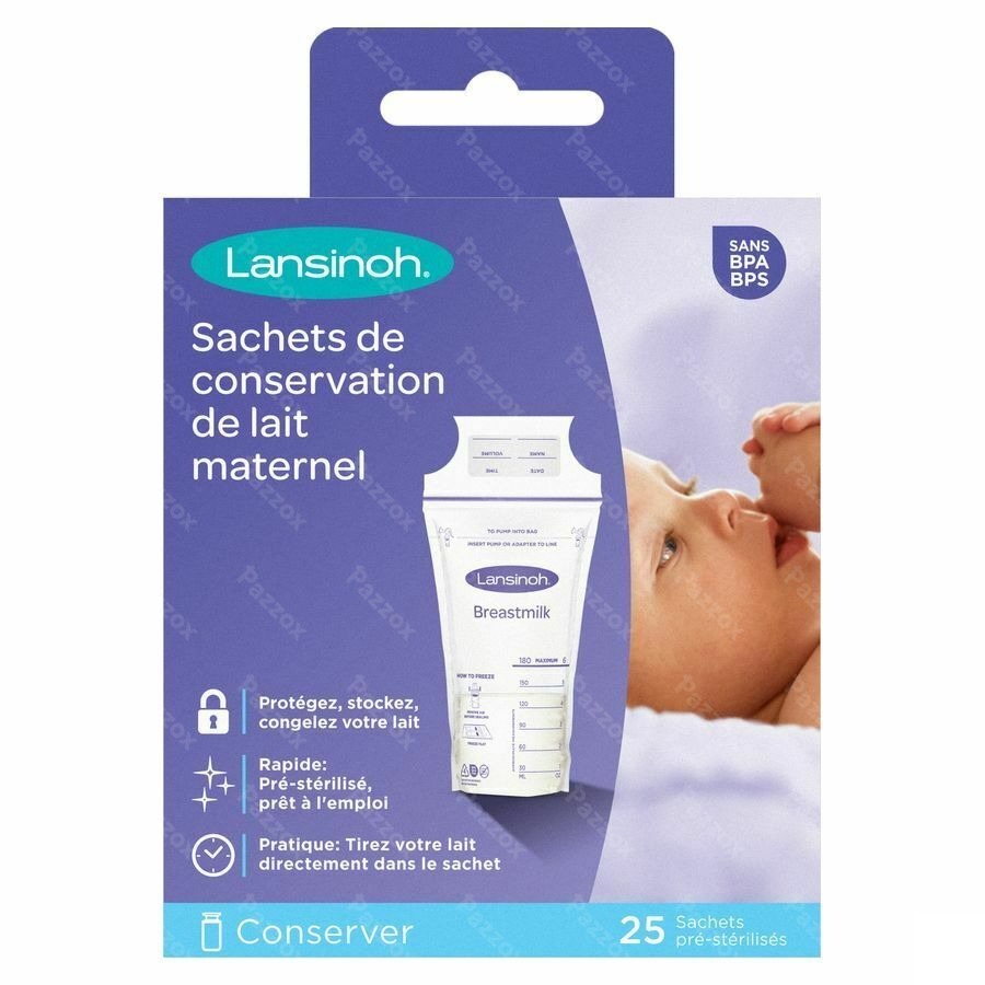 Lansinoh Sachet Conservation Lait Maternel25 99205