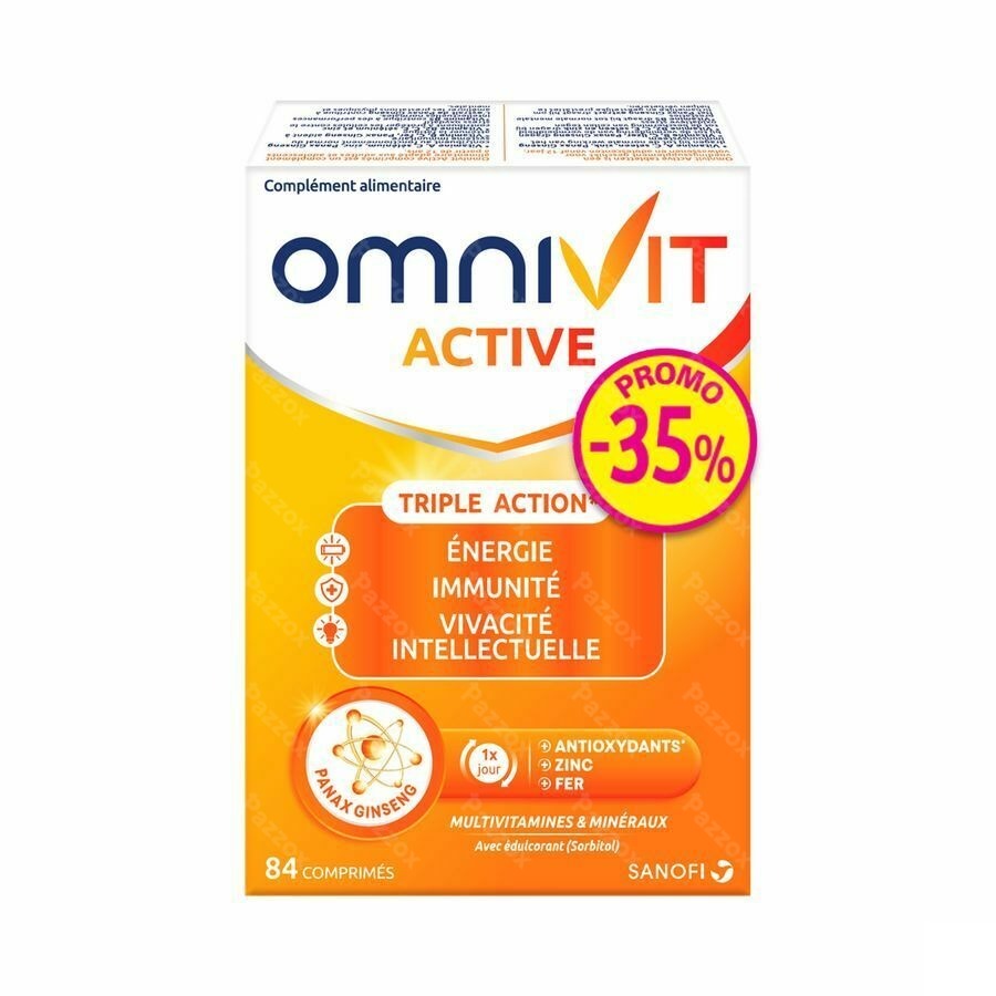 Omnivit Active Triple Action 84 Comprimés