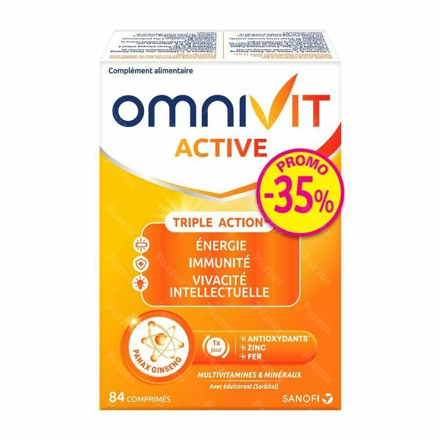 Omnivit Active Triple Action 84 Comprimés