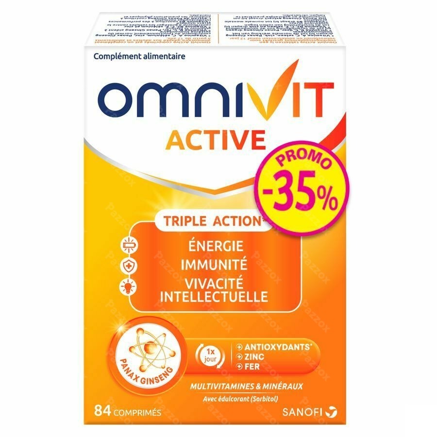Omnivit Active Triple Action 84 Comprimés