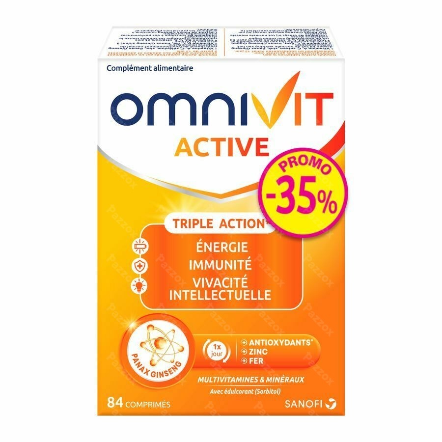 Omnivit Active Triple Action 84 Comprimés