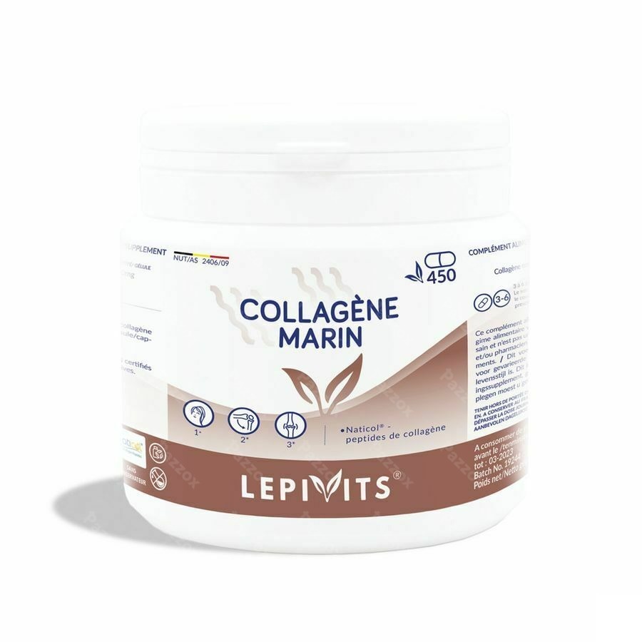 Collagene Marin Pack Pot Caps 450 Lepivits