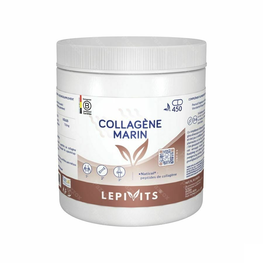 Collagene Marin Pack Pot Caps 450 Lepivits