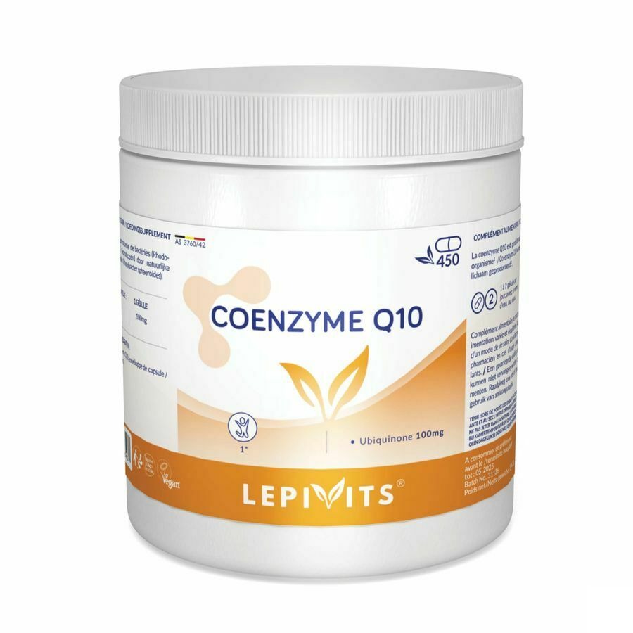 Coenzyme Q10 Pack Pot Caps 450 Lepivits