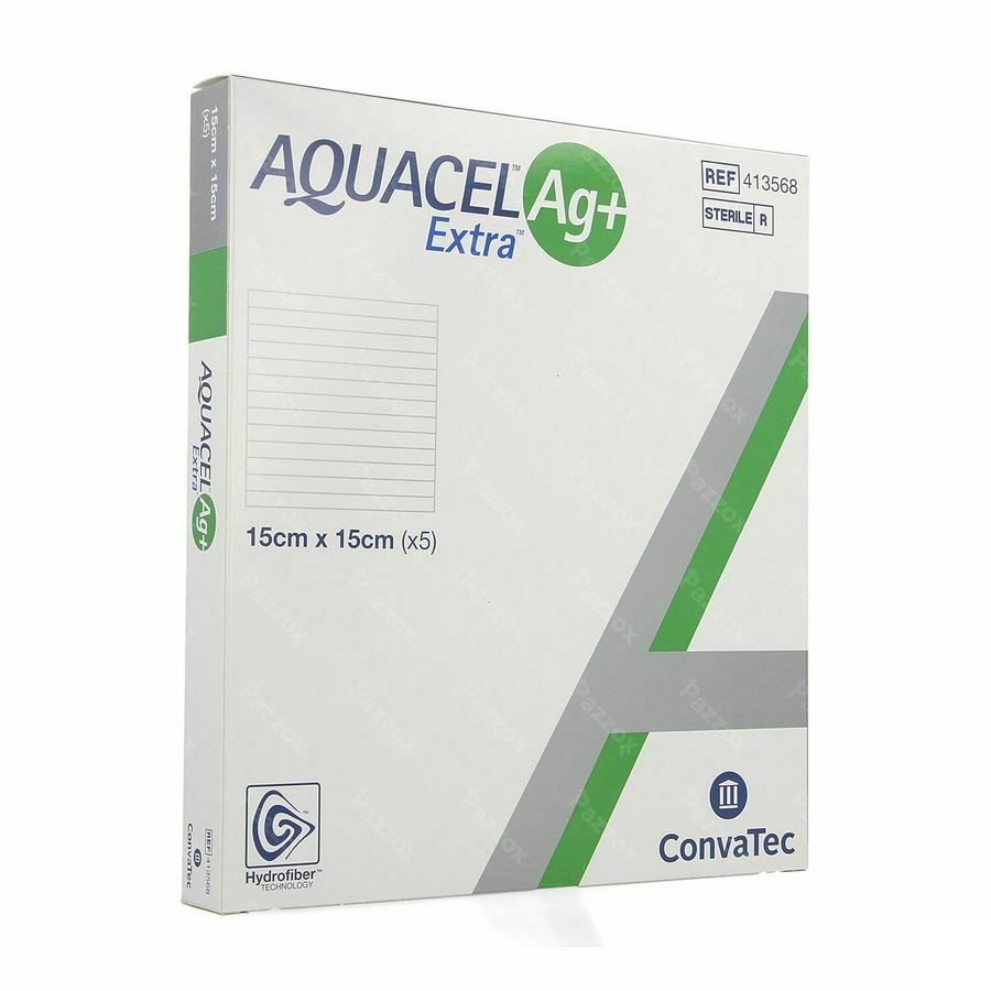 Aquacel Ag+ Extra 15 X 15cm 5 413568