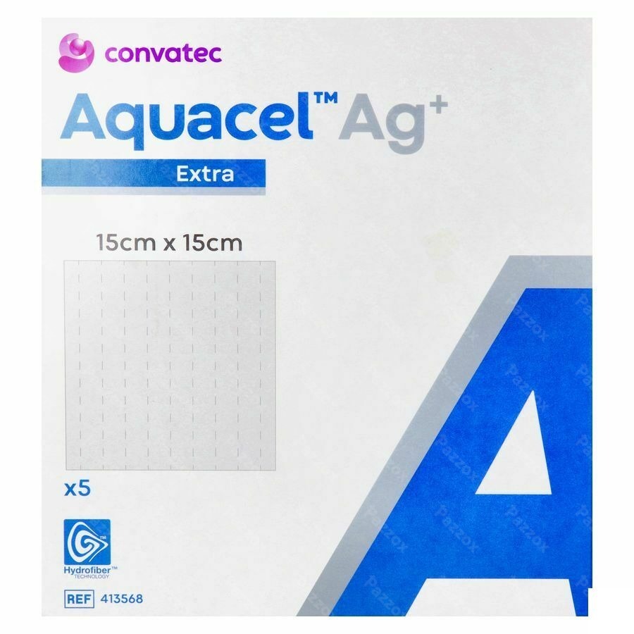 Aquacel Ag+ Extra 15 X 15cm 5 413568